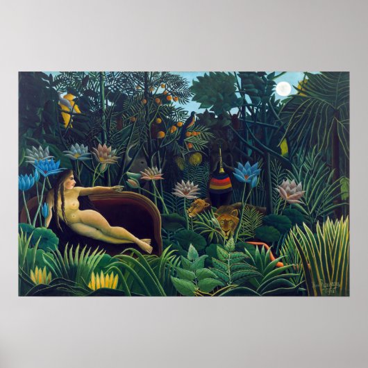 Henri Rousseau - Der Traum / Le Reve Poster (Vorne)