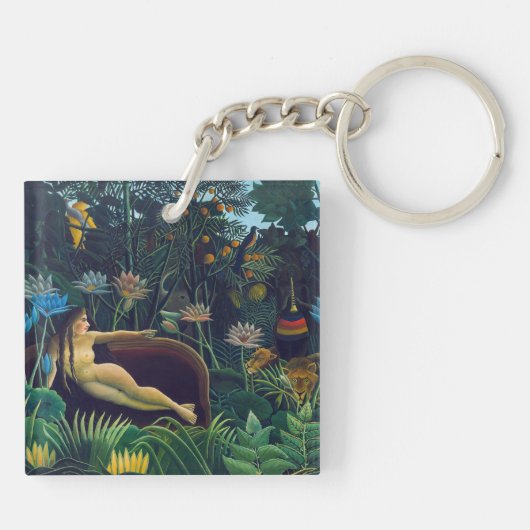 Henri Rousseau - Der Traum / Le Reve Schlüsselanhänger (Rückseite)