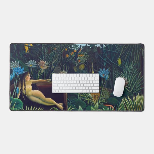 Henri Rousseau - Der Traum / Le Reve Schreibtischunterlage (Tastatur & Maus)