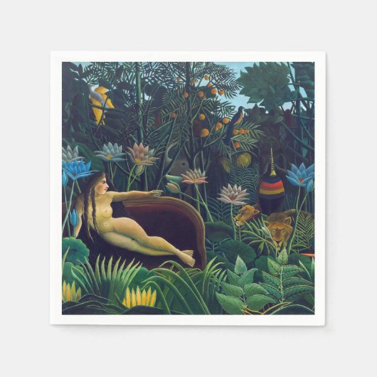Henri Rousseau - Der Traum / Le Reve Serviette (Vorderseite)