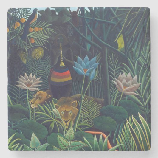 Henri Rousseau - Der Traum / Le Reve Steinuntersetzer (Vorderseite)