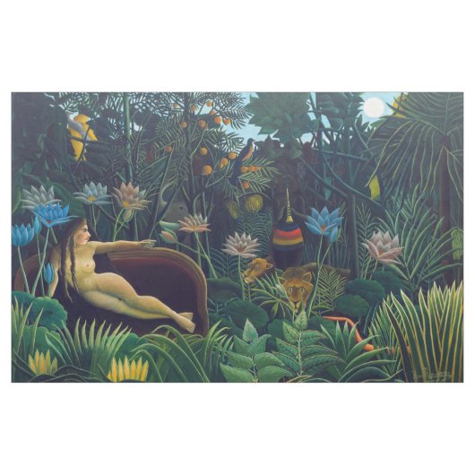 Henri Rousseau - Der Traum / Le Reve Stoff (Yard (91,4 cm))