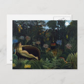 Henri Rousseau - der Traum Postkarte (Vorne/Hinten)