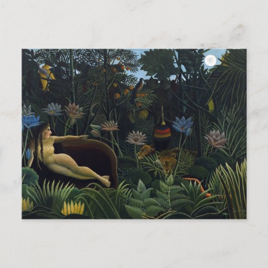 Henri Rousseau - der Traum Postkarte (Vorderseite)