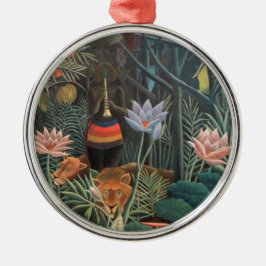 Henri Rousseau Der Traumjung Blume Surrealismus Ornament Aus Metall
