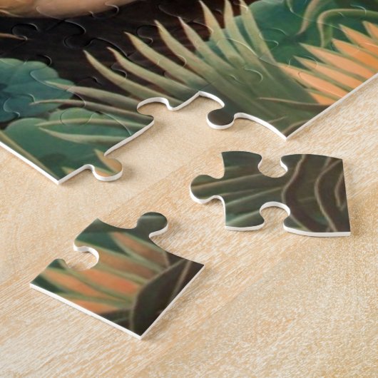 Henri Rousseau Der Traumjung Blume Surrealismus Puzzle (Seite)