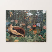 Henri Rousseau Der Traumjung Blume Surrealismus Puzzle (Horizontal)