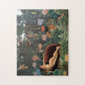 Henri Rousseau Der Traumjung Blume Surrealismus Puzzle (Vertikal)
