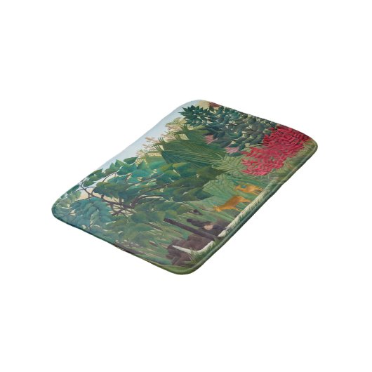 Henri Rousseau - Der Wasserfall Badematte (Schrägansicht)