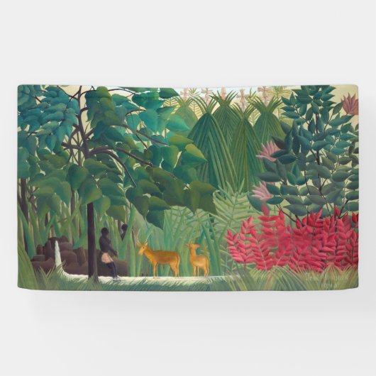 Henri Rousseau - Der Wasserfall Banner (Horizontal)