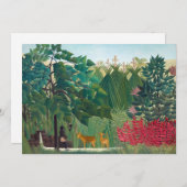 Henri Rousseau - Der Wasserfall Dankeskarte (Vorne/Hinten)