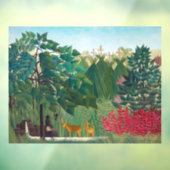 Henri Rousseau - Der Wasserfall Fensteraufkleber (Blatt 3)
