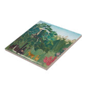 Henri Rousseau - Der Wasserfall Fliese (Seite)