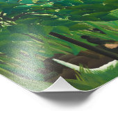Henri Rousseau Der Wasserfall Fotodruck (Ecke)