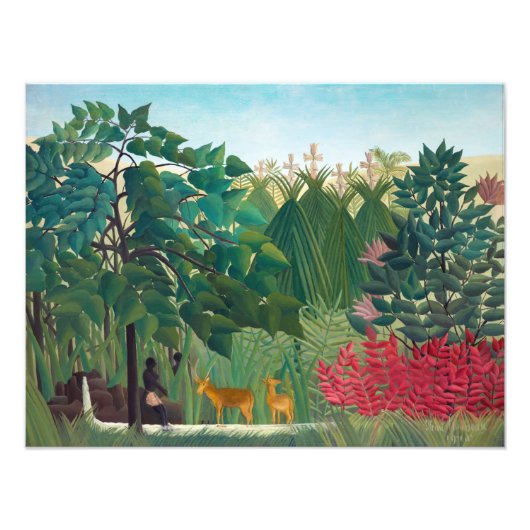 Henri Rousseau - Der Wasserfall Fotodruck (Vorne)