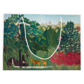 Henri Rousseau - Der Wasserfall Große Geschenktüte (Rückseite)