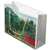 Henri Rousseau - Der Wasserfall Große Geschenktüte (Vorderseite Schrägansicht)