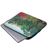 Henri Rousseau - Der Wasserfall Laptopschutzhülle (Vorne Knopf)