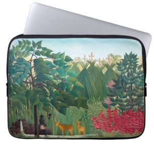 Henri Rousseau - Der Wasserfall Laptopschutzhülle