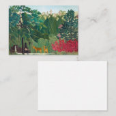 Henri Rousseau - Der Wasserfall Mitteilungskarte (Vorne/Hinten)