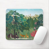 Henri Rousseau - Der Wasserfall Mousepad (Mit Mouse)