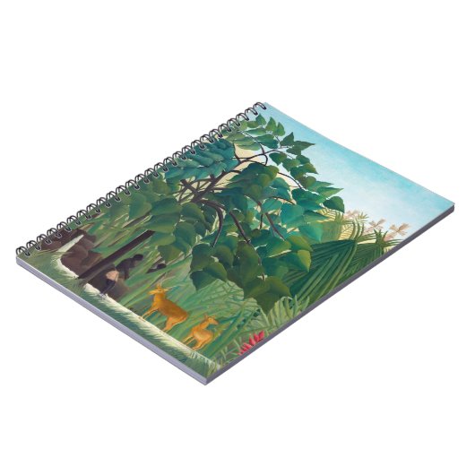 Henri Rousseau - Der Wasserfall Notizblock (Linke Seite)