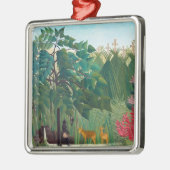 Henri Rousseau - Der Wasserfall Ornament Aus Metall (Links)