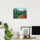 Henri Rousseau - Der Wasserfall Poster (Heimbüro)