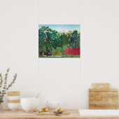 Henri Rousseau - Der Wasserfall Poster (Küche)