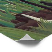 Henri Rousseau - Der Wasserfall Poster (Ecke)