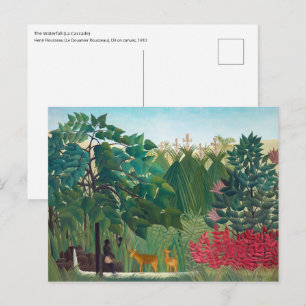 Henri Rousseau - Der Wasserfall Postkarte