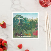 Henri Rousseau - Der Wasserfall Serviette (Beispiel)