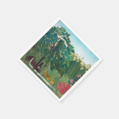 Henri Rousseau - Der Wasserfall Serviette (Ecke)