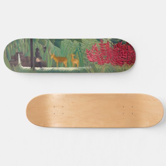 Henri Rousseau - Der Wasserfall Skateboard (Horizontal)