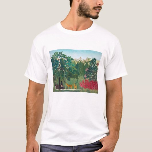 Henri Rousseau - Der Wasserfall T-Shirt (Vorderseite)