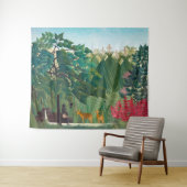 Henri Rousseau - Der Wasserfall Wandteppich (Beispiel (Horizontal))