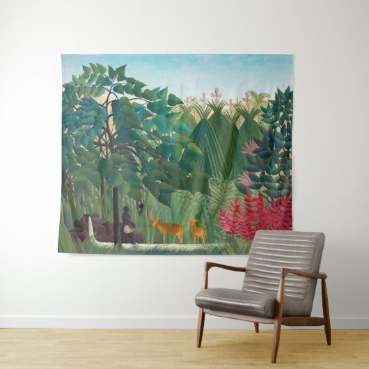 Henri Rousseau - Der Wasserfall Wandteppich (Beispiel (Horizontal))