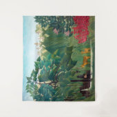 Henri Rousseau - Der Wasserfall Wandteppich (Vorderseite)