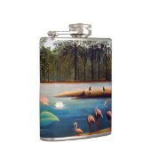 Henri Rousseau - Die Flamingos Flachmann (Rechts)