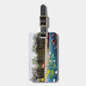 Henri Rousseau - Die Flamingos Gepäckanhänger (Vorderseite vertikal)