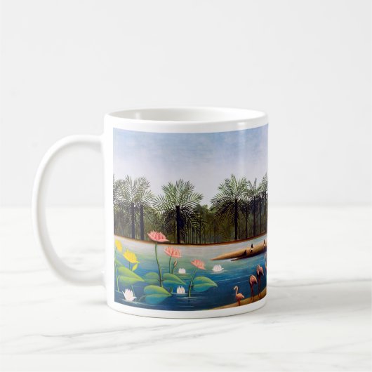 Henri Rousseau - Die Flamingos Kaffeetasse (Links)
