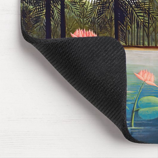 Henri Rousseau - Die Flamingos Mousepad (Ecke)