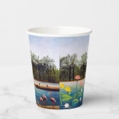 Henri Rousseau - Die Flamingos Pappbecher (Links)