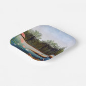 Henri Rousseau - Die Flamingos Pappteller (Gewinkelt)