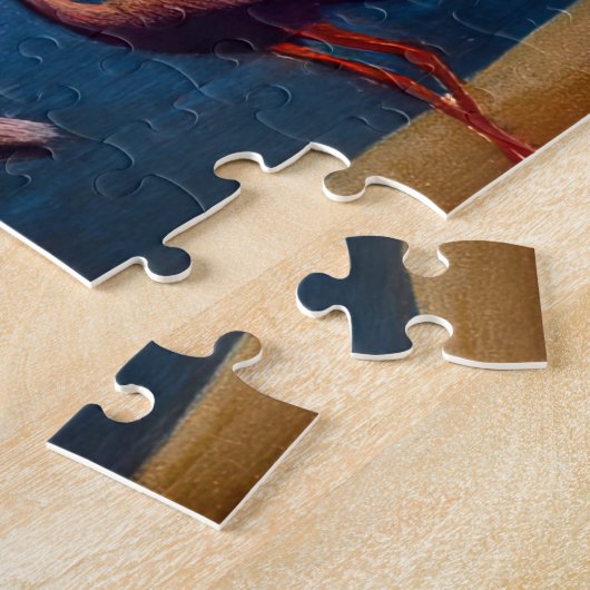 Henri Rousseau - Die Flamingos Puzzle (Seite)