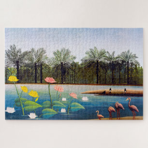 Henri Rousseau - Die Flamingos Puzzle