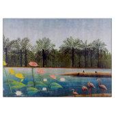 Henri Rousseau - Die Flamingos Schneidebrett (Vorderseite)