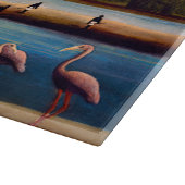 Henri Rousseau - Die Flamingos Schneidebrett (Ecke)