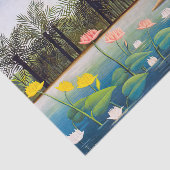 Henri Rousseau - Die Flamingos Seidenpapier (Ausschnitt)