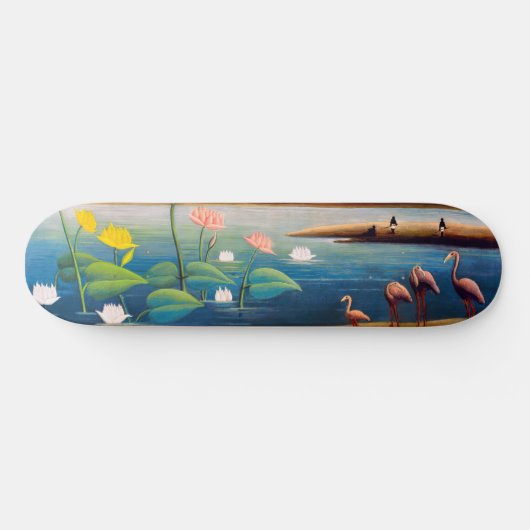 Henri Rousseau - Die Flamingos Skateboard (Horizontal)